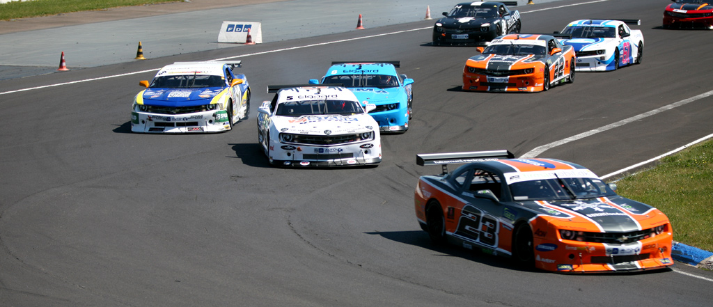 Jan Magnussen i front fra start.
(Foto: Motorsporten.dk)